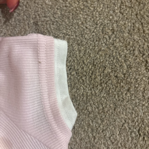 Hippie Rose Light Pink and White Kids Tee - Picture 3 of 5